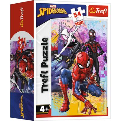 TREFL SPIDER-MAN Mini dėlionė Žmogus-voras 54 det.