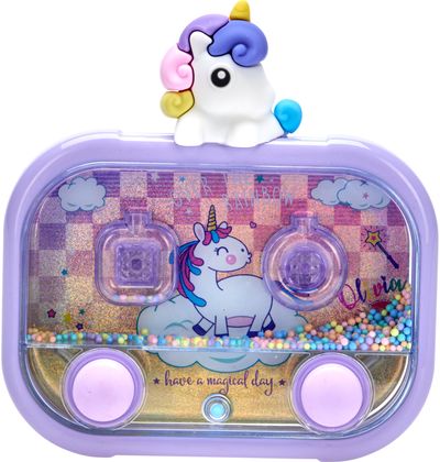 Vandens žaidimas WATER GAME UNICORN HEAD su šviesa, baterijos 3xAG3 nepridedamos , įv. rūšys