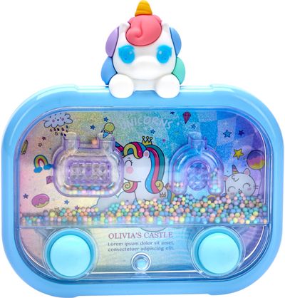 Vandens žaidimas WATER GAME UNICORN HEAD su šviesa, baterijos 3xAG3 nepridedamos , įv. rūšys