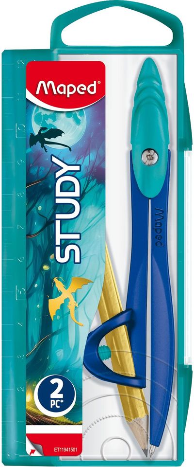 Skriestuvas MAPED Dragon Study, su pieštuku