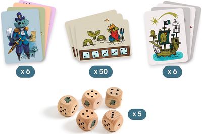 Stalo žaidimas DJECO Dice games Pirates 'n' Dice