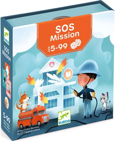 Stalo žaidimas DJECO Dice games SOS Mission