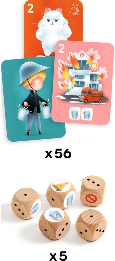 Stalo žaidimas DJECO Dice games SOS Mission