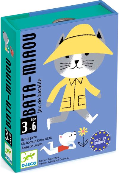 Stalo žaidimas DJECO Card game - Bata - Miaou
