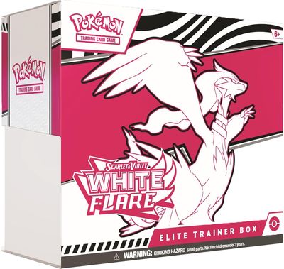 Kolekcinių kortelių rinkinys Pokémon TCG: Scarlet Violet - SV10.5 - White Flare Elite Trainer Box