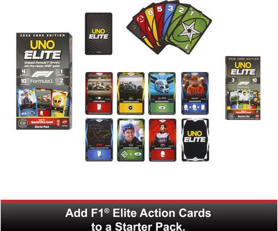 Kortų žaidimo papildymas UNO ELITE F-1 (Booster Set)