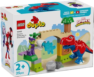 LEGO DUPLO Marvel Voriukas tiranozauras prieš Žaliąjį gobliną 10463