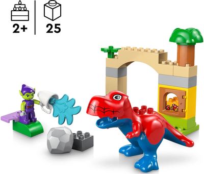 LEGO DUPLO Marvel Voriukas tiranozauras prieš Žaliąjį gobliną 10463