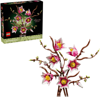LEGO Botanicals Magnolijos šakelės, gėlių dekoras, 11510