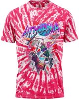 Raudoni Tie-Dye marškinėliai (XL – dydis)