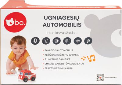 bo. Ugniagesių automobilis