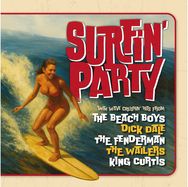 Various Artists: Surfin' Party (Crystal Clear & Solid Blue) LP