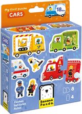 Lavinamoji dėlionė BANANAPANDA My First Puzzles Cars