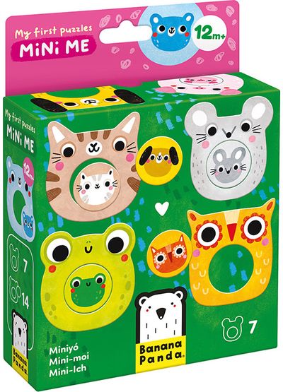 Lavinamoji dėlionė BANANAPANDA My First Puzzles Mini Me