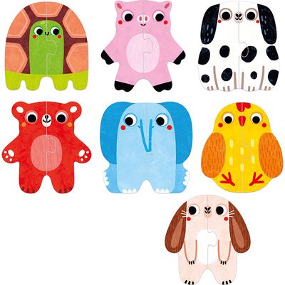 Lavinamoji dėlionė BANANAPANDA My First Puzzles Animals