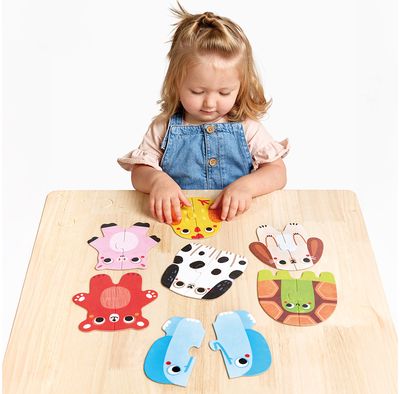 Lavinamoji dėlionė BANANAPANDA My First Puzzles Animals