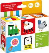 Lavinamosios kortelės kūdikiui BANANABANDA High-Contrast Baby Cards on a String 6-9