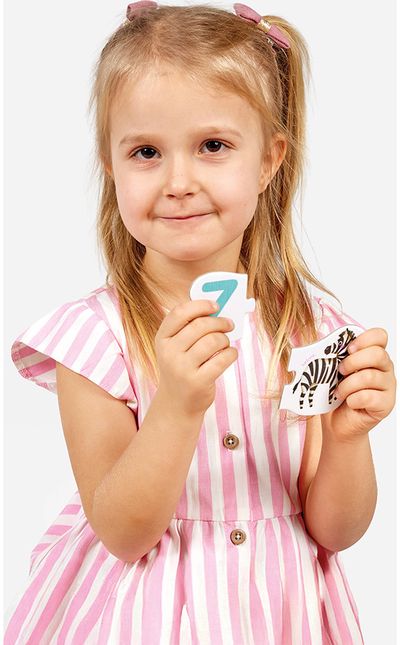 Lavinamoji dėlionė BANANAPANDA Puzzle Pairs Letters