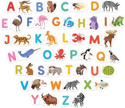 Lavinamoji dėlionė BANANAPANDA Puzzle Pairs Letters