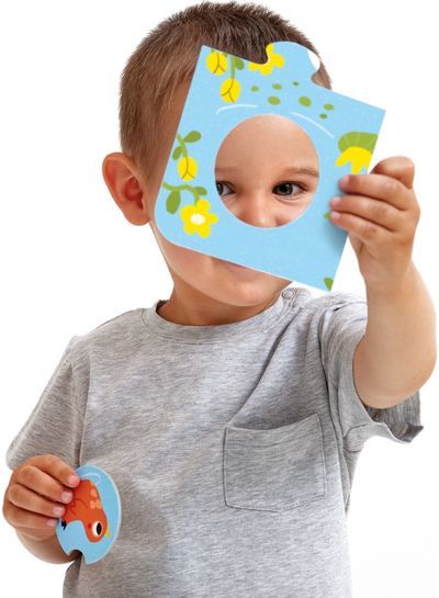 Lavinamoji dėlionė BANANAPANDA Match the Farm Animals Puzzles 2+