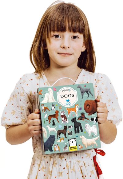 Dėlionė BANANAPANDA Puzzlove Dogs, 100 det.