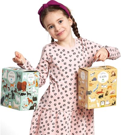 Dėlionė BANANAPANDA Puzzlove Dogs, 100 det.