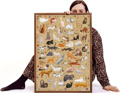 Dėlionė BANANAPANDA Puzzlove Cats, 500 det.