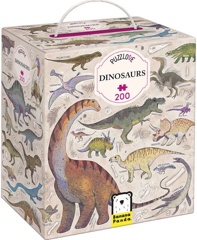 Dėlionė BANANAPANDA Puzzlove Dinosaurs, 200 det.