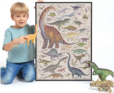 Dėlionė BANANAPANDA Puzzlove Dinosaurs, 200 det.