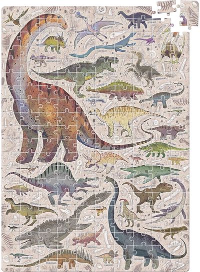 Dėlionė BANANAPANDA Puzzlove Dinosaurs, 200 det.