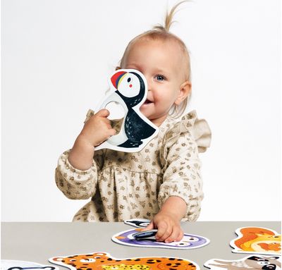 Lavinamoji dėlionė BANANAPANDA First Jumbo Puzzle Mommy & Me