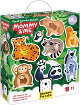 Lavinamoji dėlionė BANANAPANDA First Jumbo Puzzle Mommy & Me