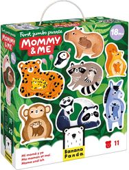 Lavinamoji dėlionė BANANAPANDA First Jumbo Puzzle Mommy & Me
