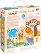 Lavinamoji dėlionė BANANAPANDA Wild Jumbo Puzzle Safari 2+