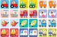Atminties žaidimas BANANAPANDA Suuuper Size Memory Game Vehicles 2+