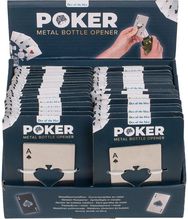 Metalinis butelių atidarytuvas Poker