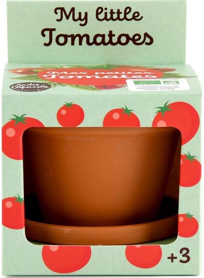 Auginimo rinkinys vaikams RADIS et CAPUCINE Ekologiški vyšniniai pomidorai