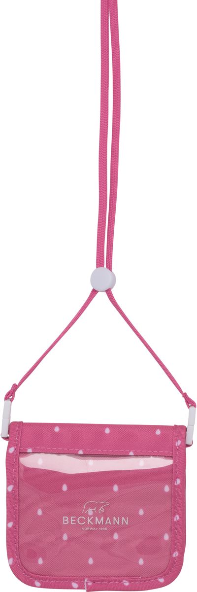 Piniginė BECKMANN, kabinama ant kaklo, Strawberry