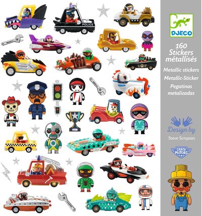 Lipdukai DJECO Crazy motors The world of Crazy Motors 160 vnt.