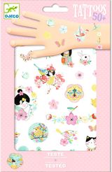 Laikinosios tatuiruotės DJECO Sakura (50+ tattoos)