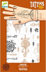Laikinosios tatuiruotės DJECO Oriental breeze (50+ tattoos)