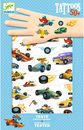Laikinosios tatuiruotės DJECO Speedsters (50+ tattoos)