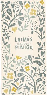 Meilės gėlynas, pinigų vokelis su kortele