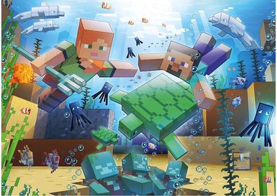 Dėlionė RAVENSBURGER Minecraft Mosaic, 1000 det.