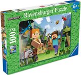 Dėlionė RAVENSBURGER Minecraft´s Steve And Alex, 100 det.