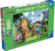 Dėlionė RAVENSBURGER Minecraft´s Steve And Alex, 100 det.