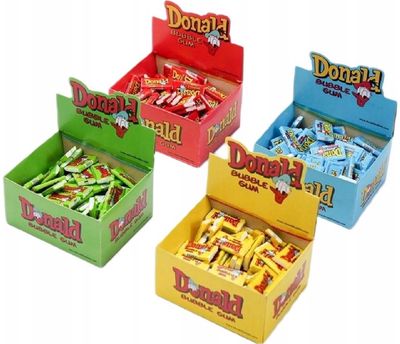 Kramtomoji guma DONALD, 4,5g