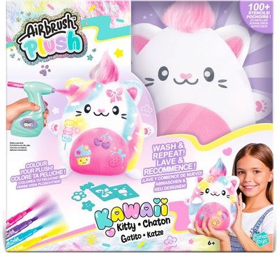 Kūrybinis rinkinys CANAL TOYS Airbrush Plush Kawaii Bear, su aerografu