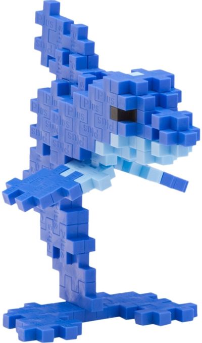 Konstruktorius PLUS PLUS Spalvotas Delfinas, 100 det.