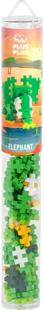 Konstruktorius PLUS PLUS Spalvotas Dramblys, 100 det.